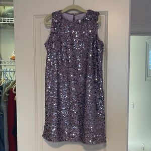 Crewcuts Purple Sequin Kids Formal Dress